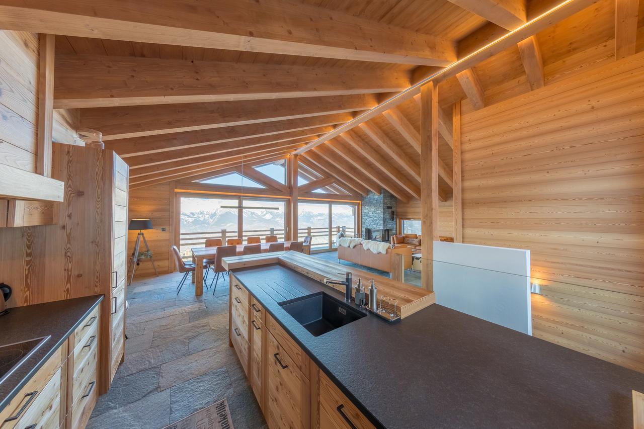 Oak Tree Chalet - On The Ski Slope - Luxury! Nendaz Exteriör bild