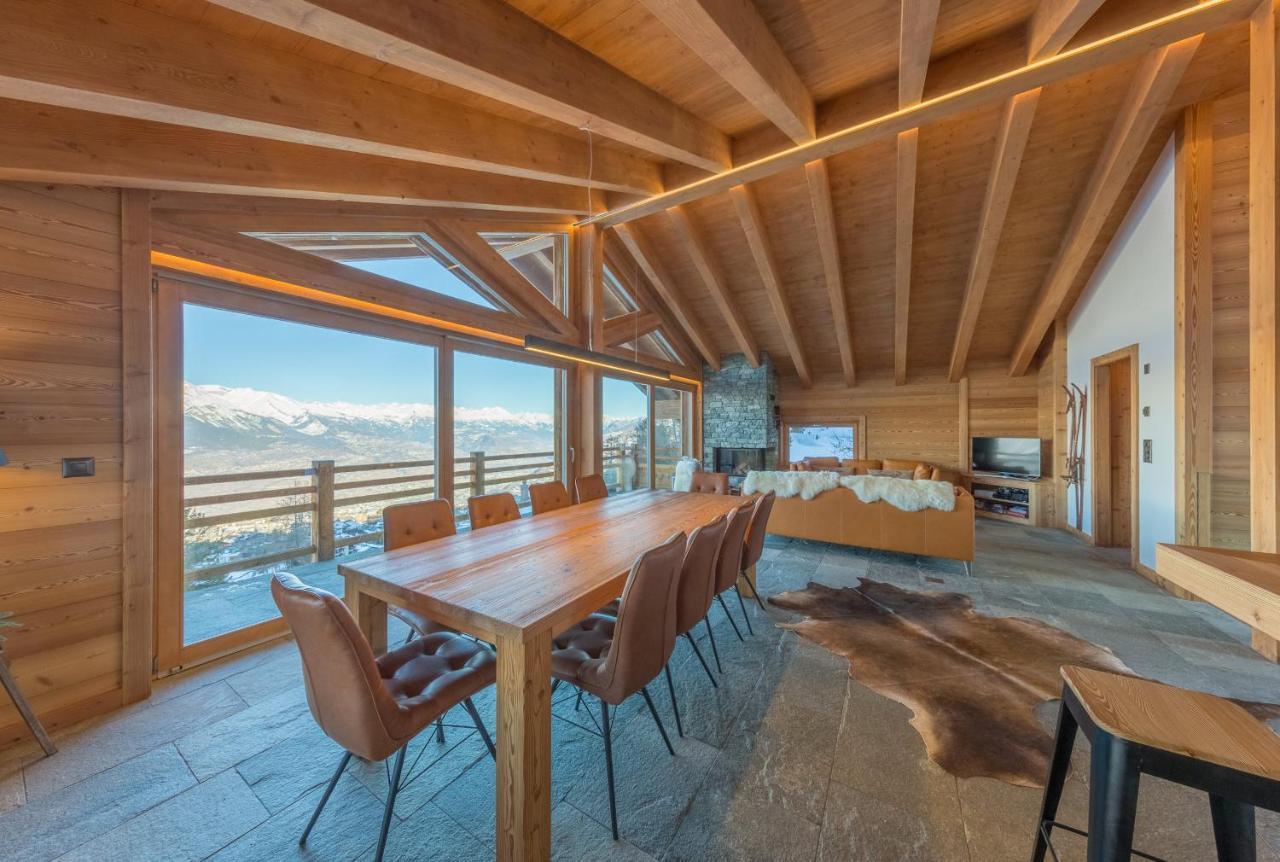 Oak Tree Chalet - On The Ski Slope - Luxury! Nendaz Exteriör bild